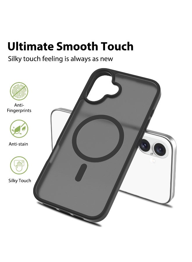 iPhone 16 Plus Skin Feeling Case With MagSafe - Black - Image 2